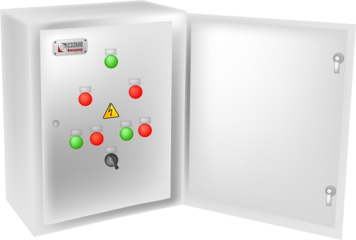 Уличный типовой шкаф для двух насосов "Базовый" до 1,5 кВт